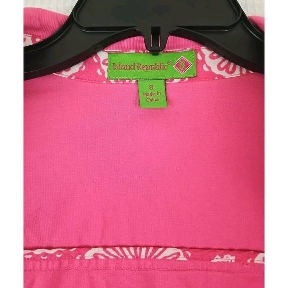Island Republic ~Woman Size 8~ Pink Lightweight Casual Jacket/Shacket Unlined. - Picture 7 of 9